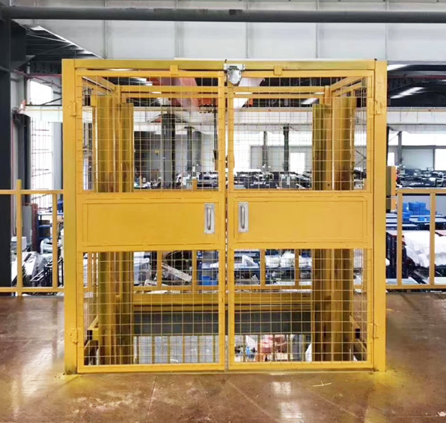 鹤岗智能导轨式升降机亮相